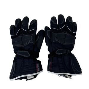 Joe Rocket Dry Tech Motorcycle Gloves‎ Leather w/ Waterproofing Black Mens Large